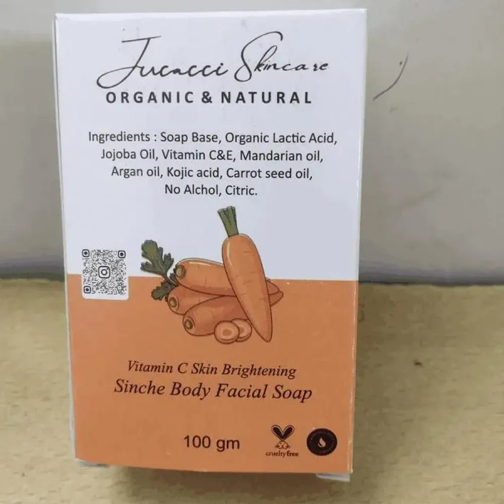Lucacci carrot whitening soap 100g