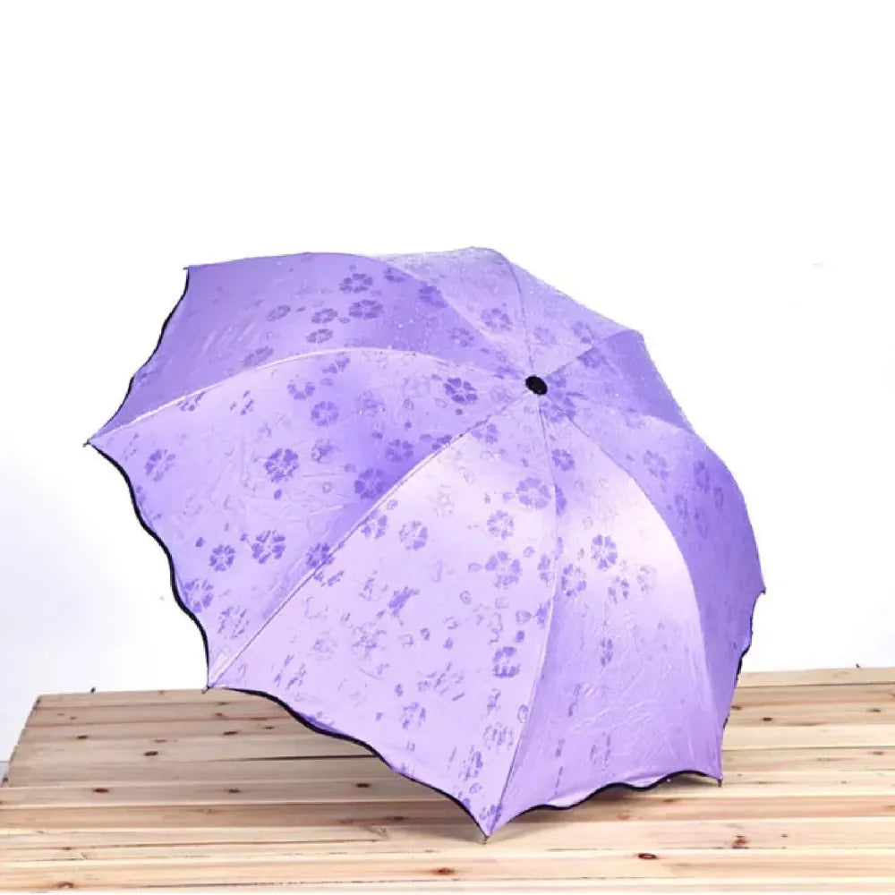 Magic flower blossom umbrella - travel