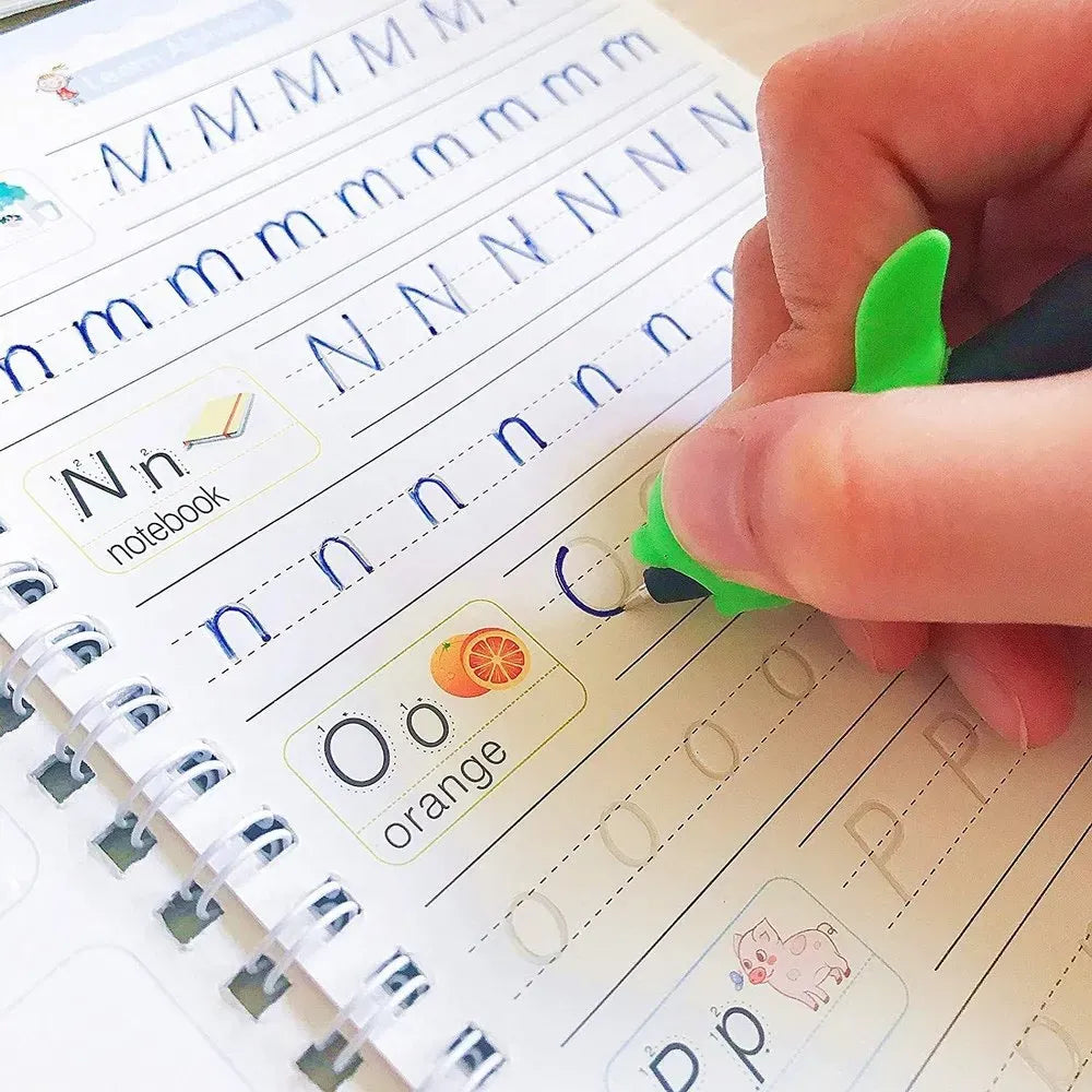 Magic reusable writing copybook - office