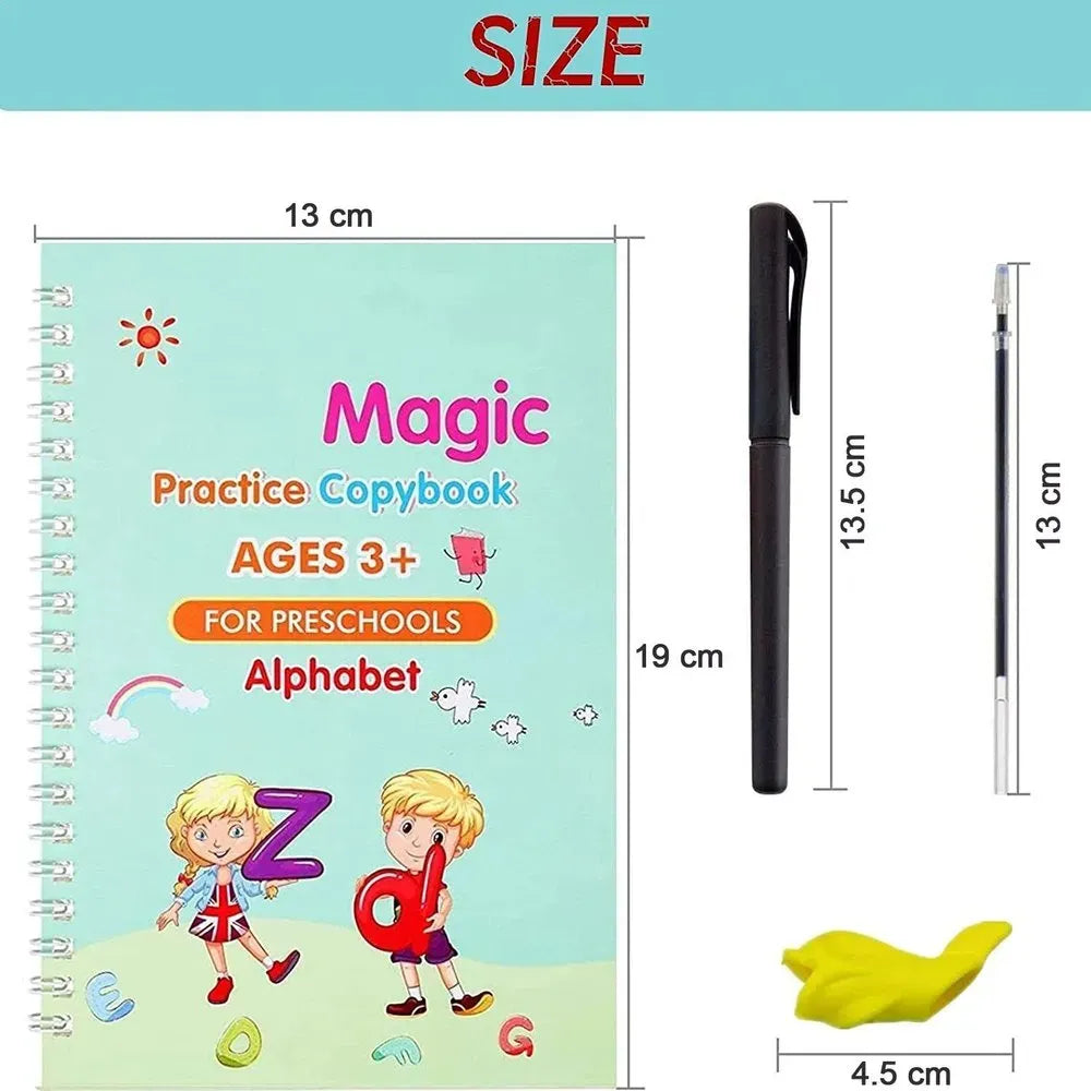 Magic reusable writing copybook - office