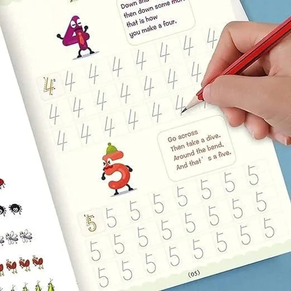 Magic reusable writing kit