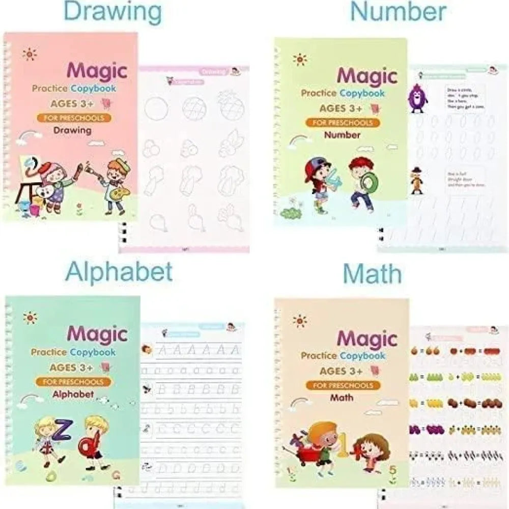 Magic reusable writing kit