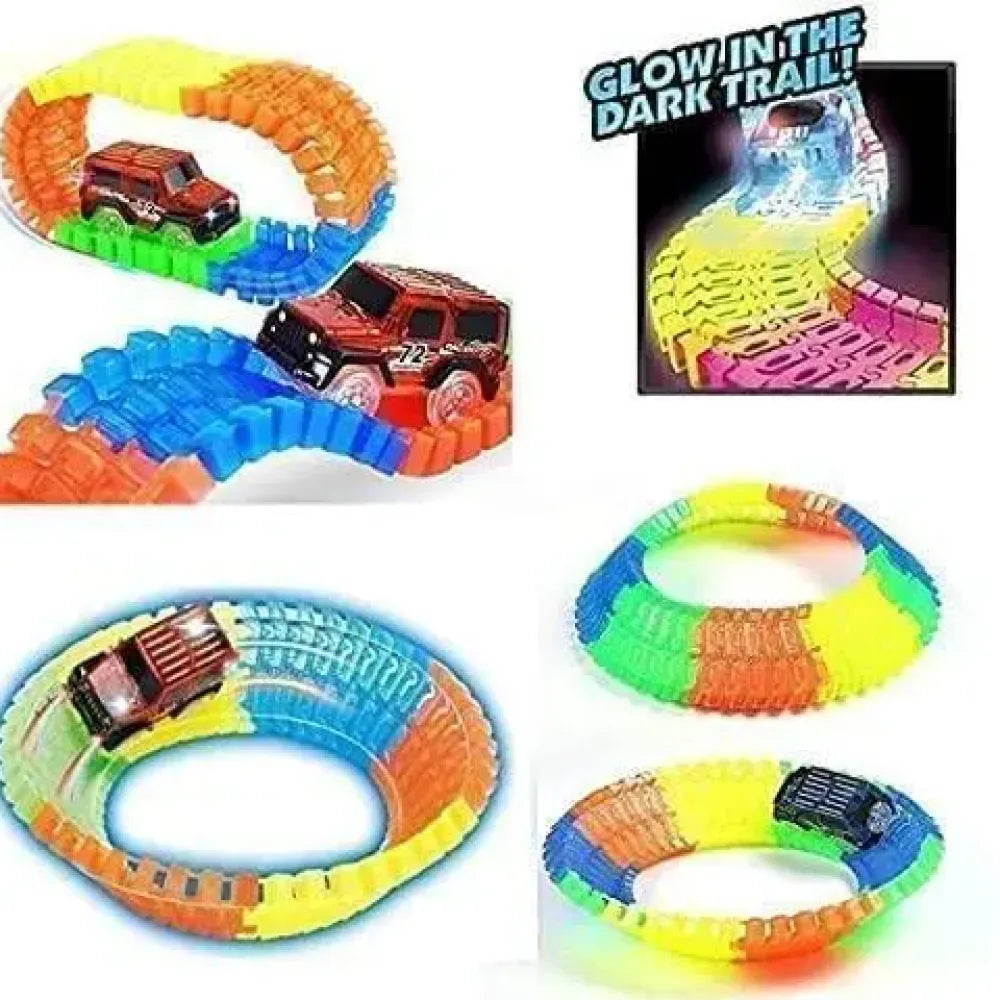 Magic tracks toy – led racetrack for kids