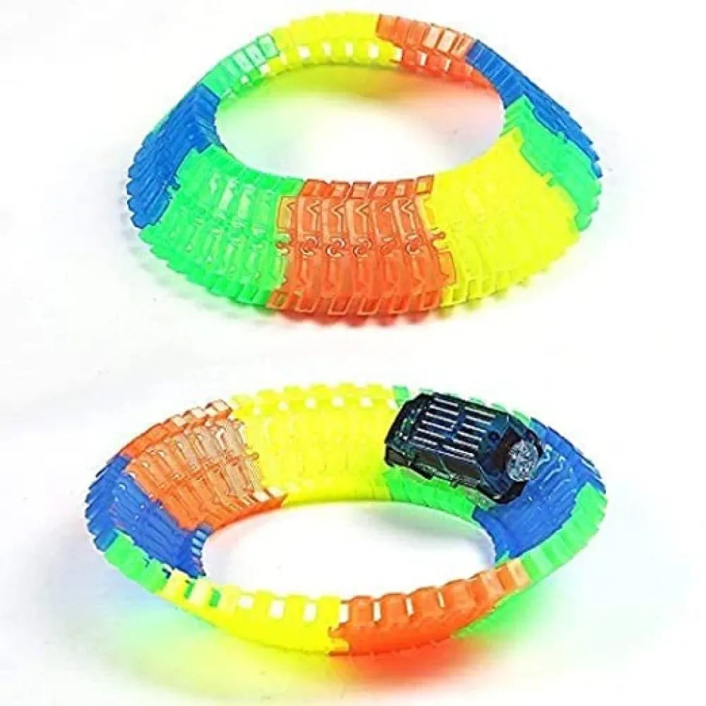 Magic tracks toy – led racetrack for kids