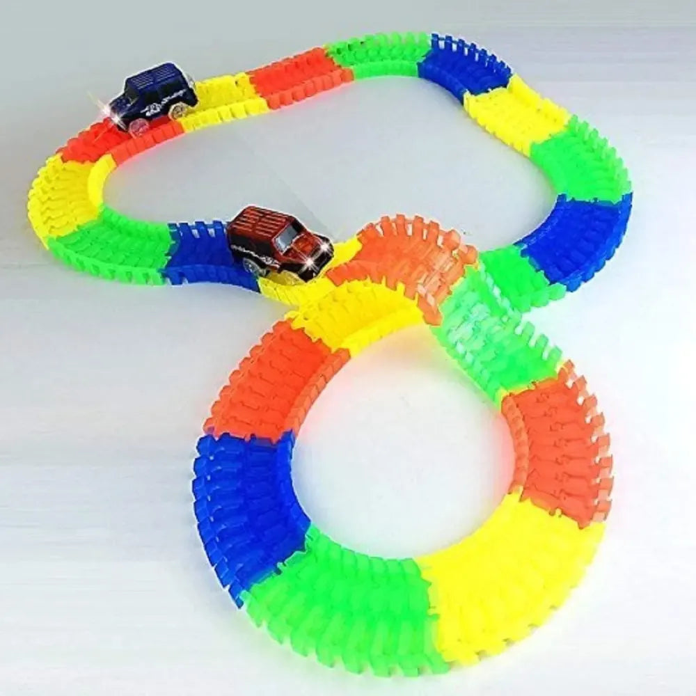 Magic tracks toy – led racetrack for kids