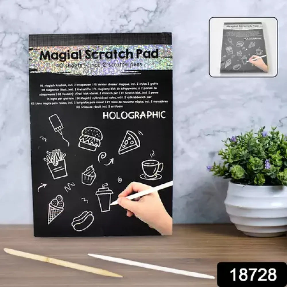 Magical scratch art book - toys