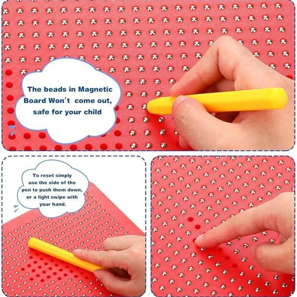 Magnetic drawing board for kids