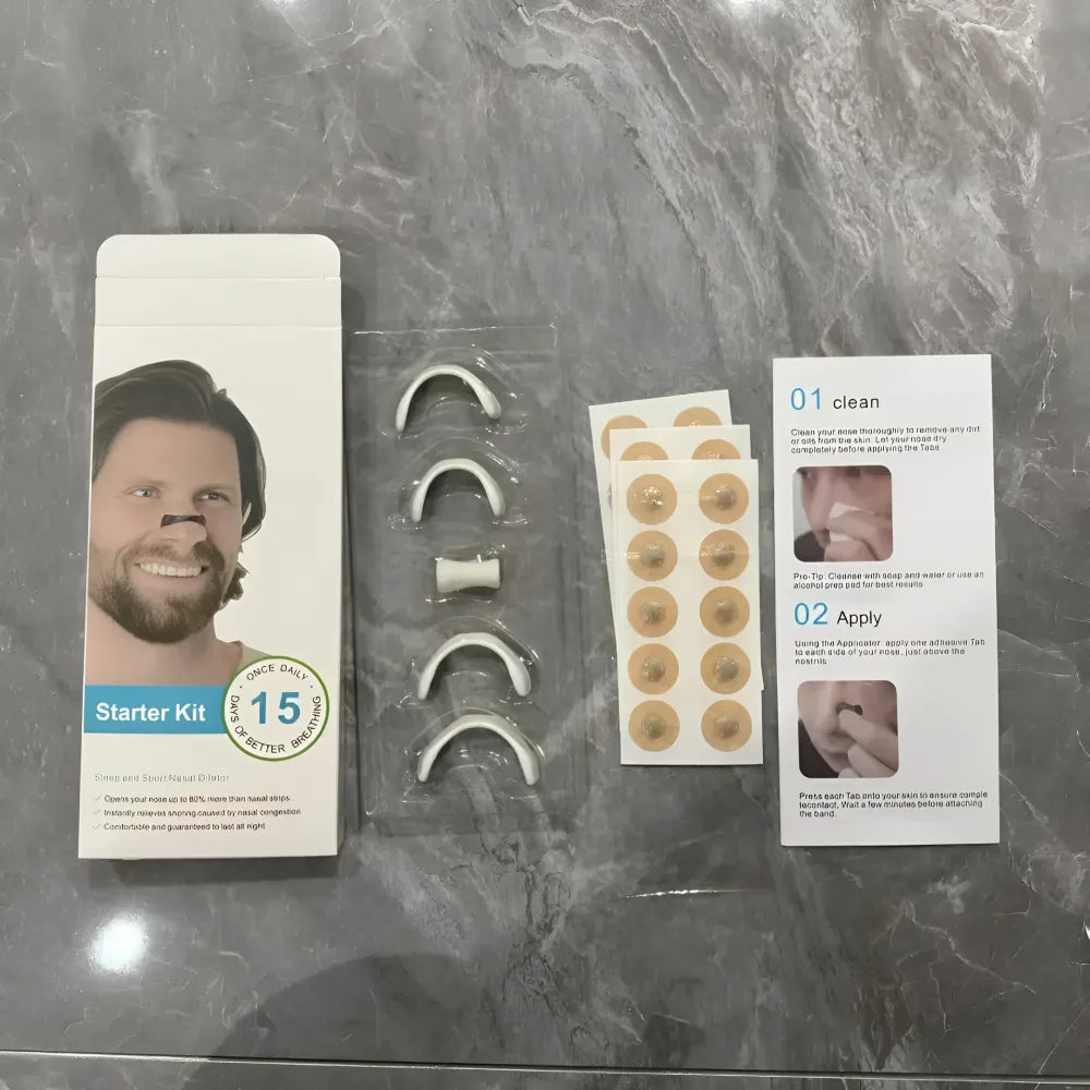 Magnetic nasal breathing strips