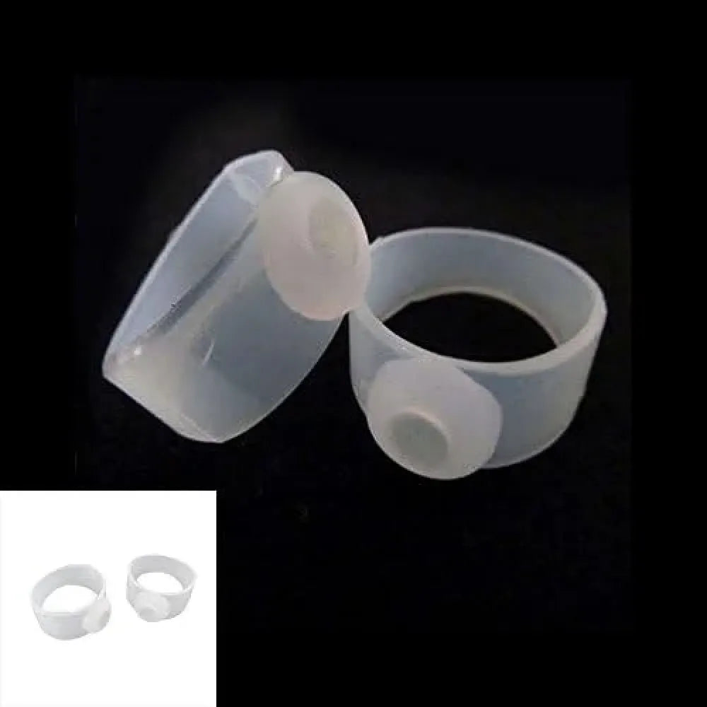 Magnetic slimming toe rings
