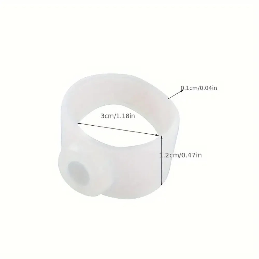 Magnetic slimming toe rings