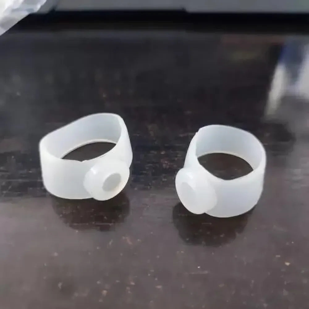 Magnetic slimming toe rings