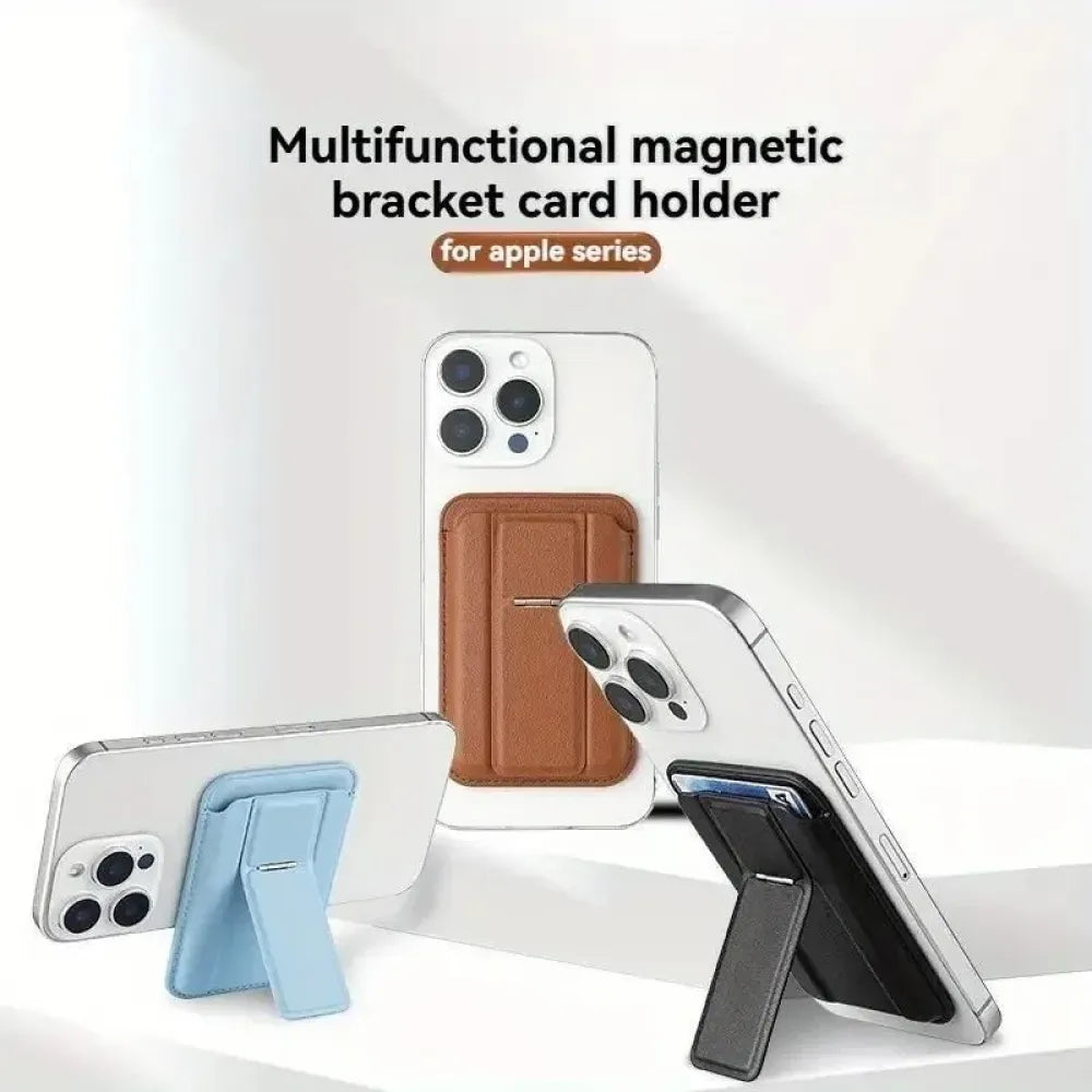 Magspin leather wallet holder