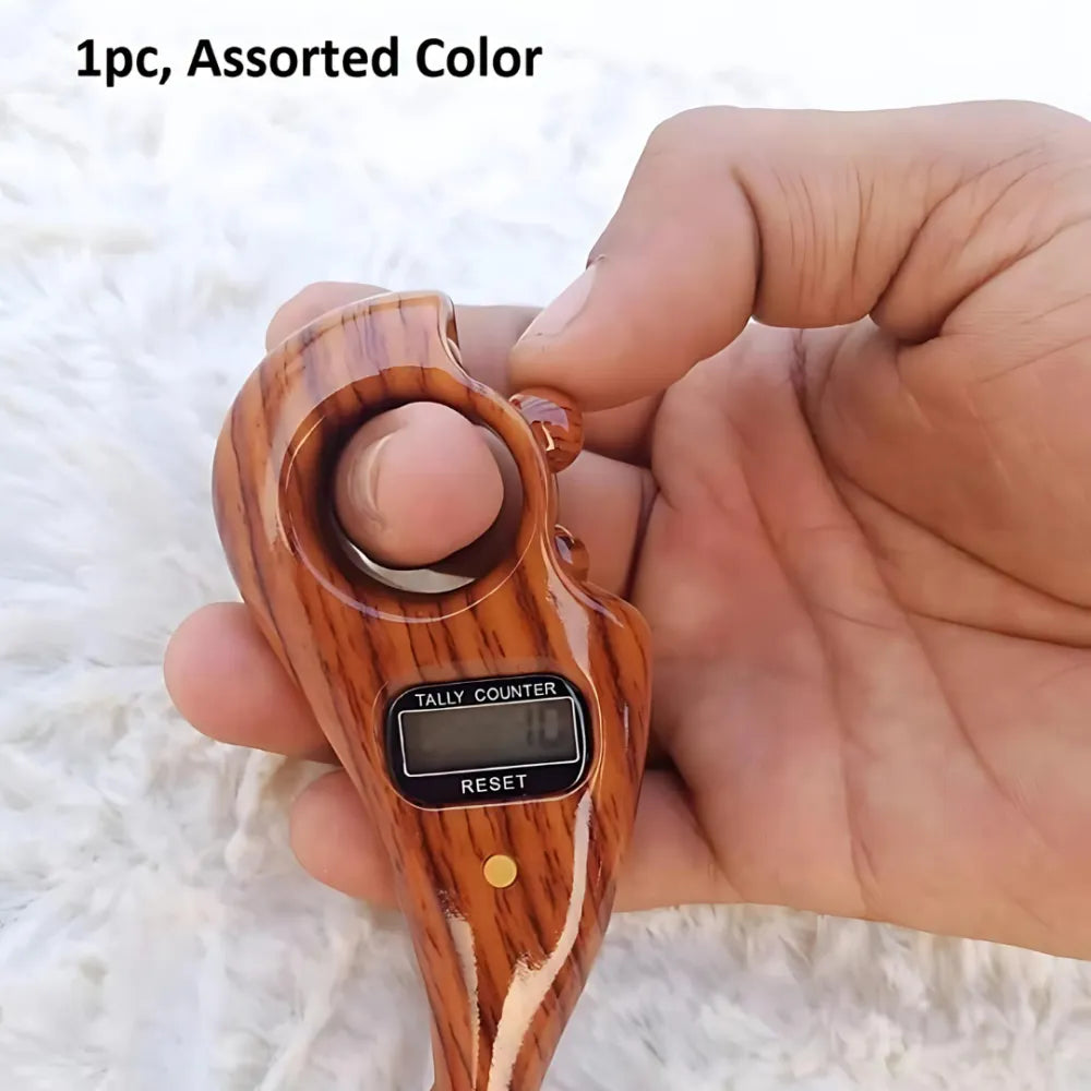 Manual finger rotating digital tally number counting machine