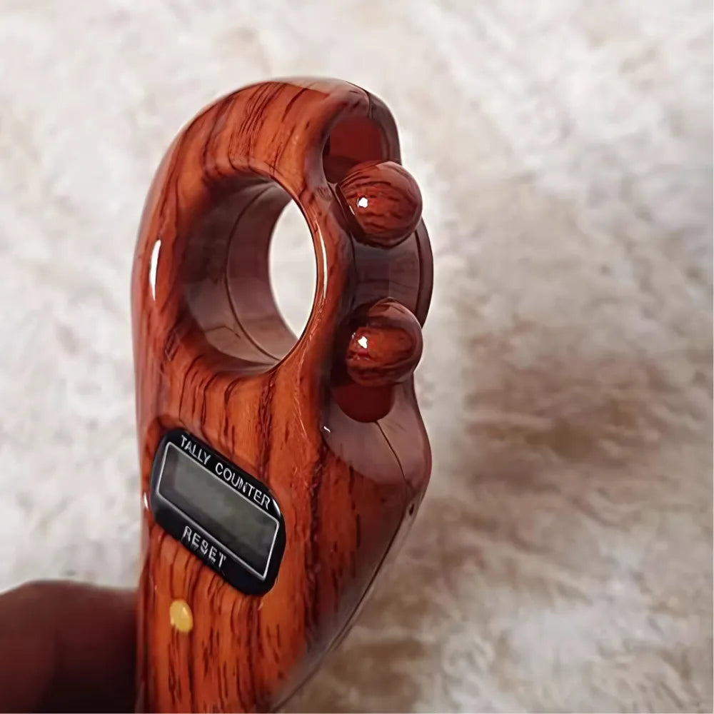 Manual finger rotating digital tally number counting machine