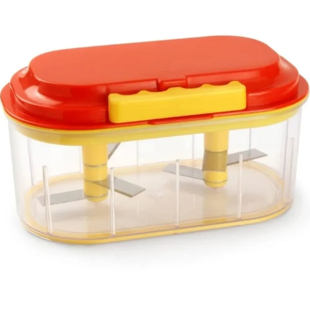 Manual twin-blade chopper - kitchen tool