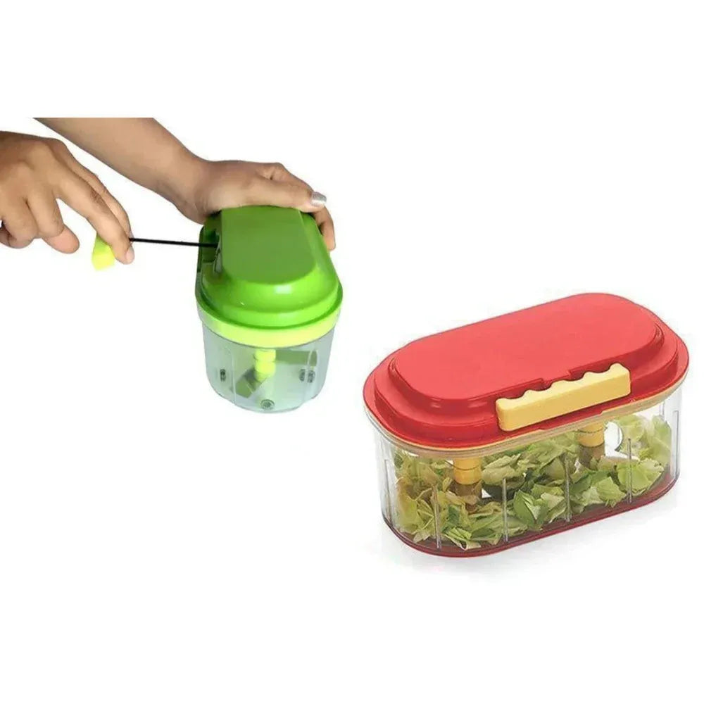 Manual twin-blade chopper - kitchen tool