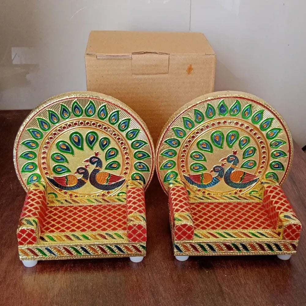 Meenakari pooja singhasan - home improvement