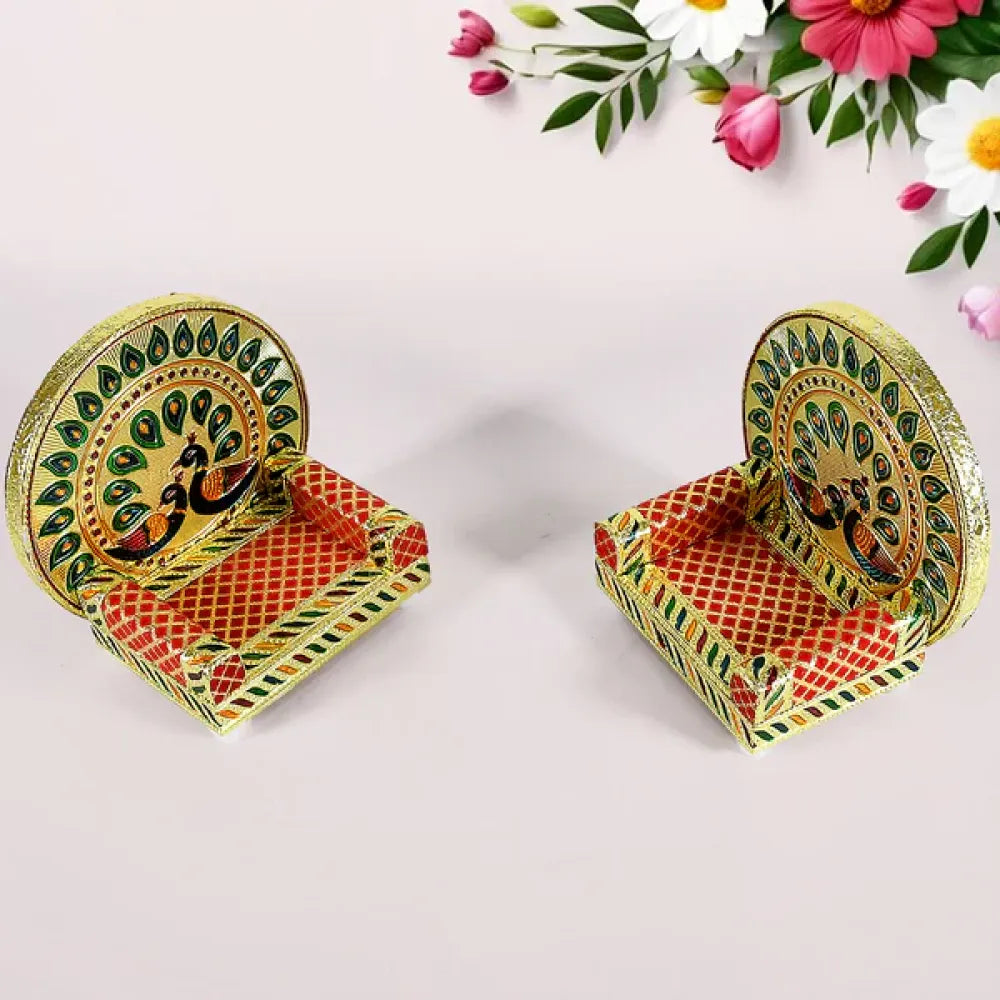 Meenakari pooja singhasan - home improvement