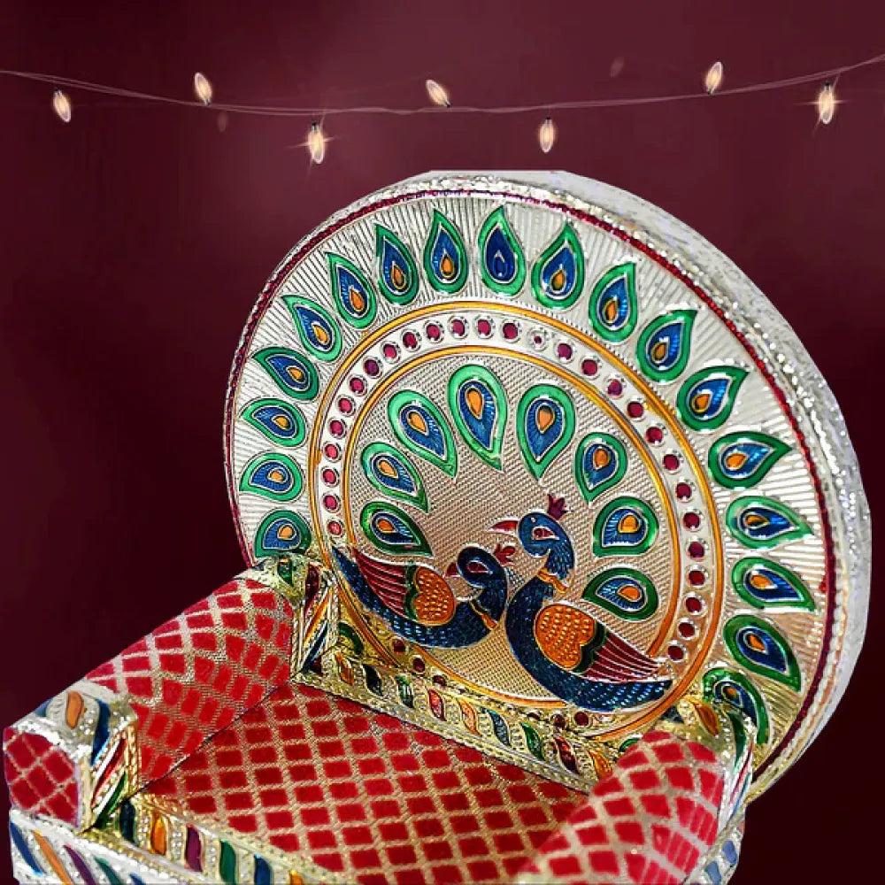 Meenakari pooja singhasan - home improvement