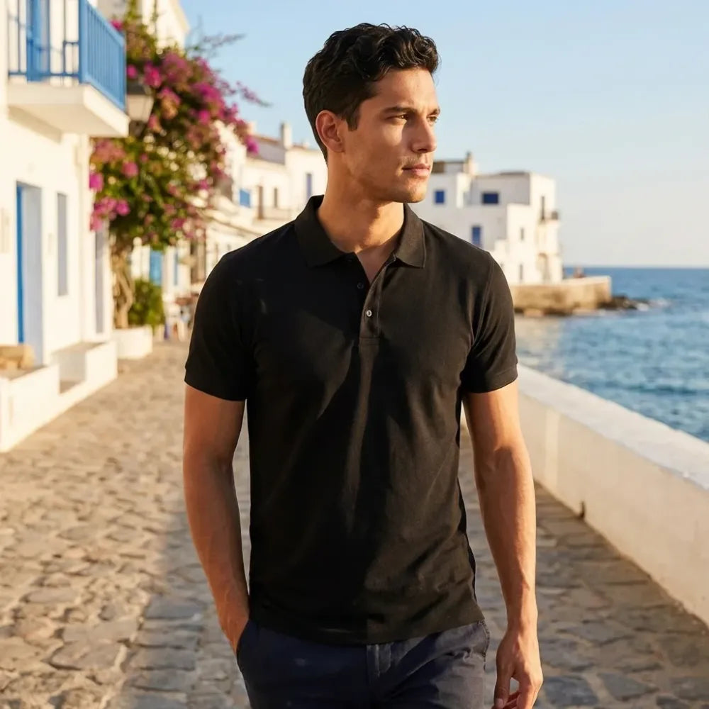 Men’s polo t-shirt – pack of 4
