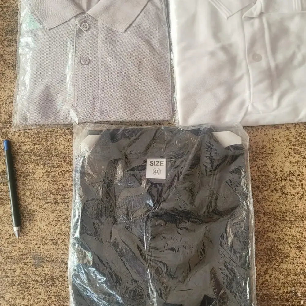 Men’s polo t-shirts – pack of 3