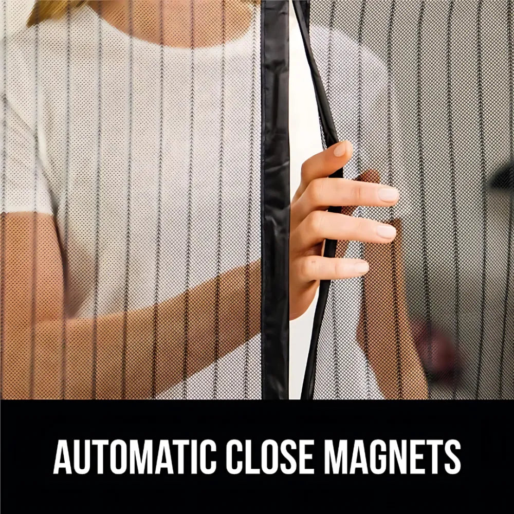 Mesh magnetic mosquito net curtain