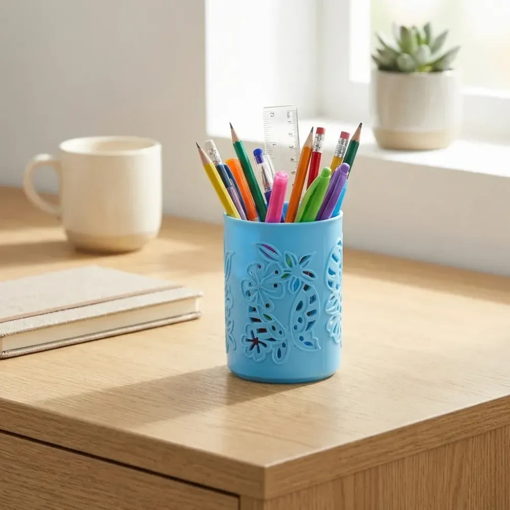 Mesh pen holder organizer - office