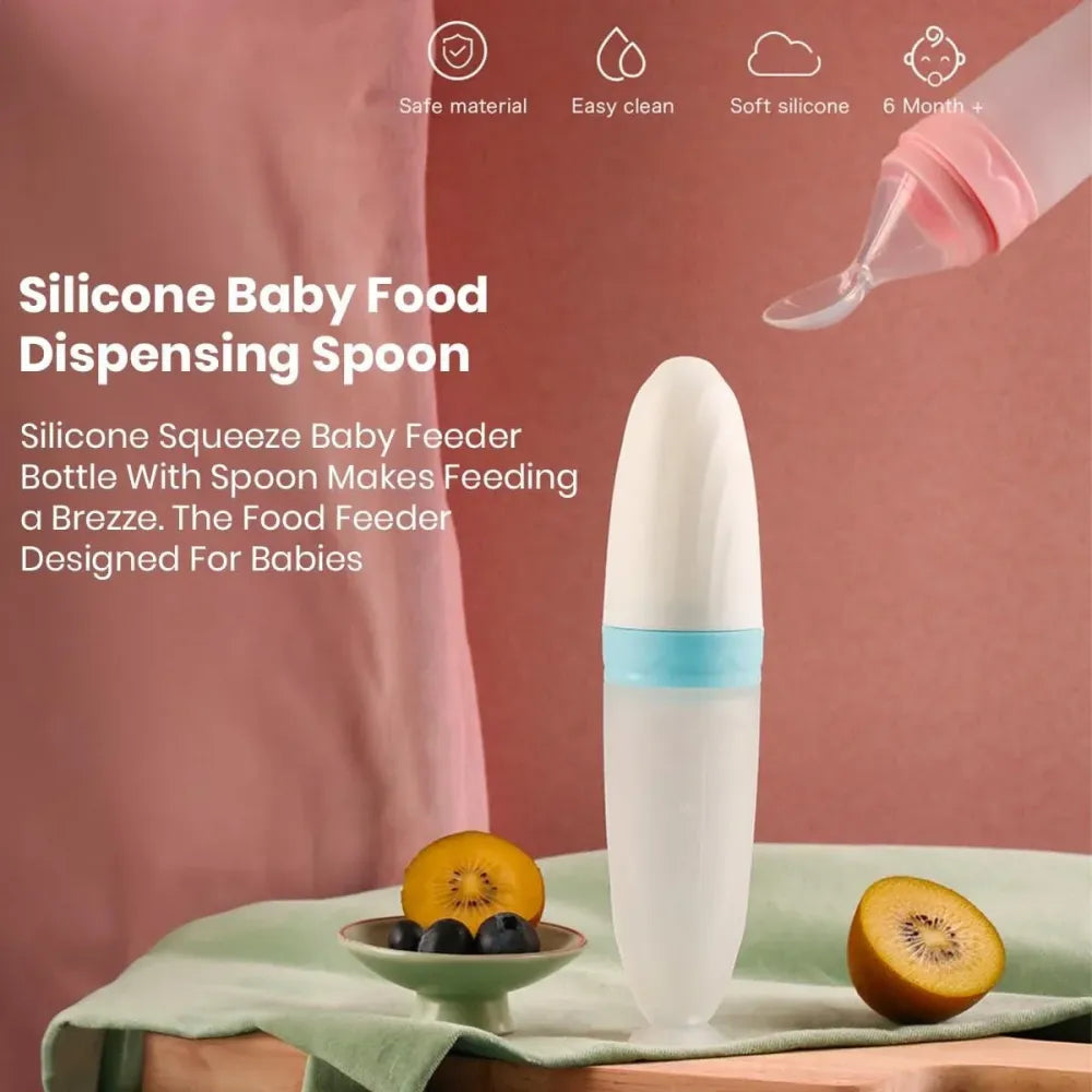 Mess-free baby feeder spoon