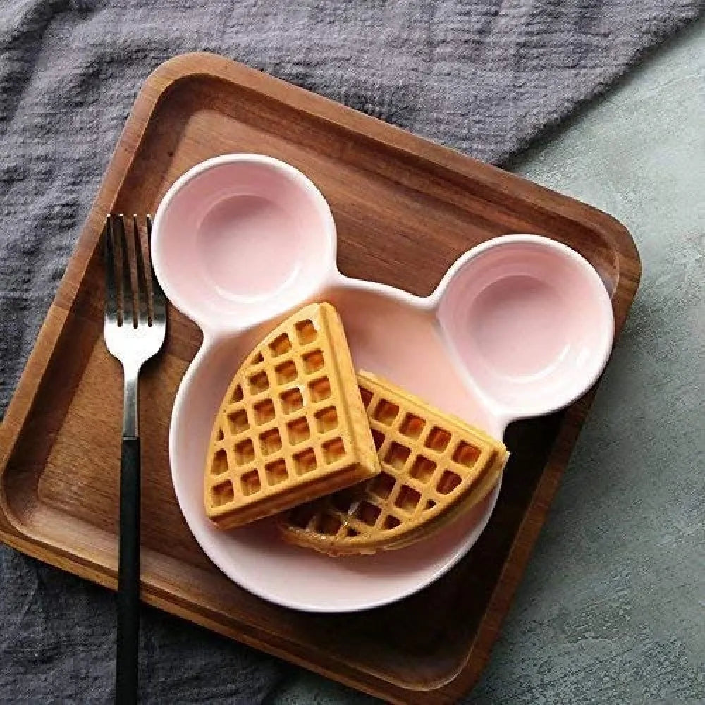 Mickey fun sectioned plate - kitchen tool
