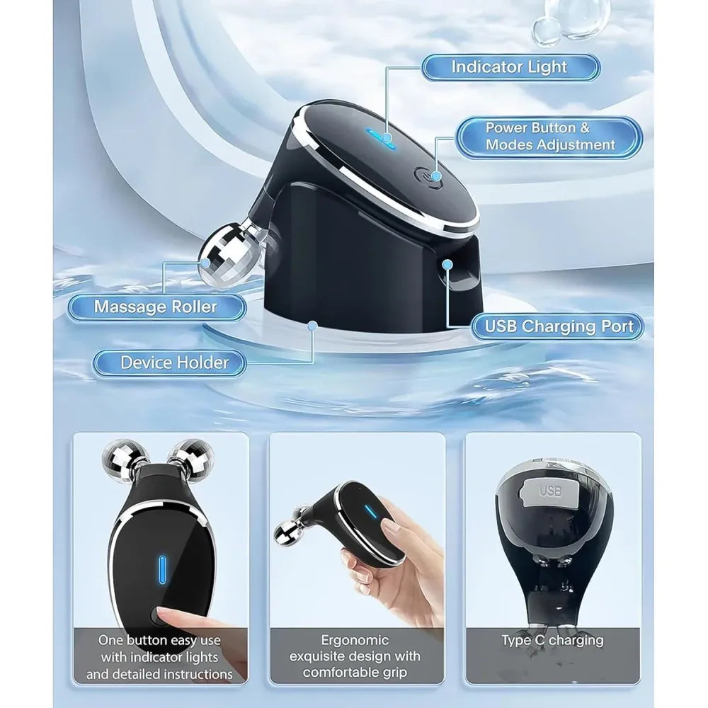 Microcurrent face lift roller - health care