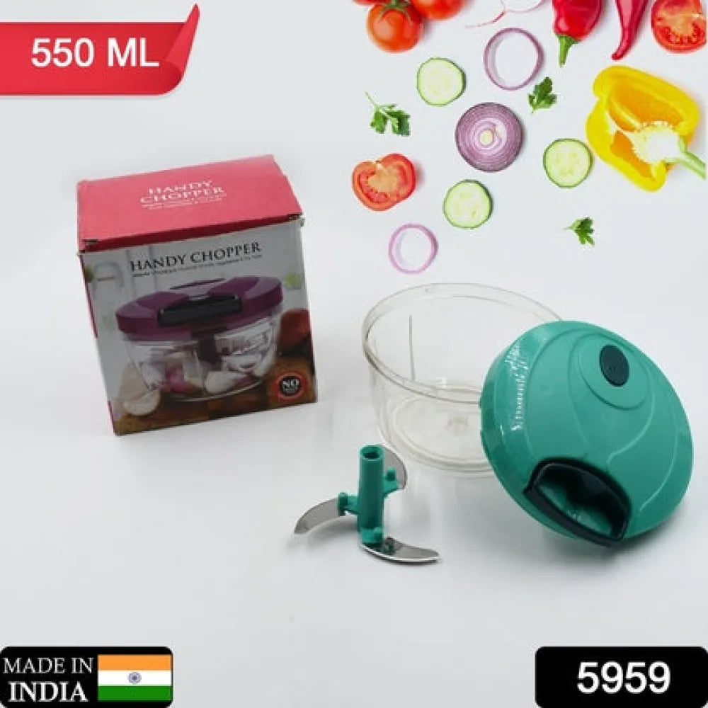 Mini plastic vegetable chopper - home & kitchen