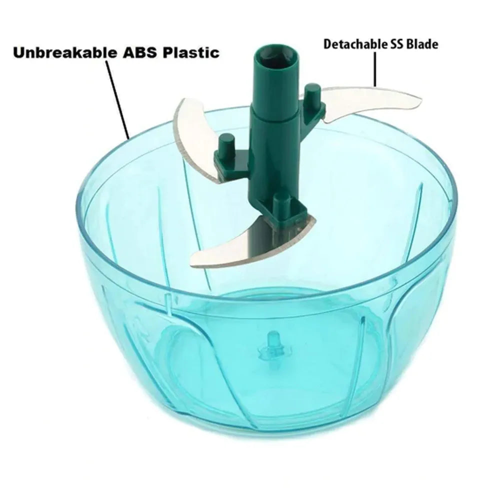 Mini plastic vegetable chopper - home & kitchen