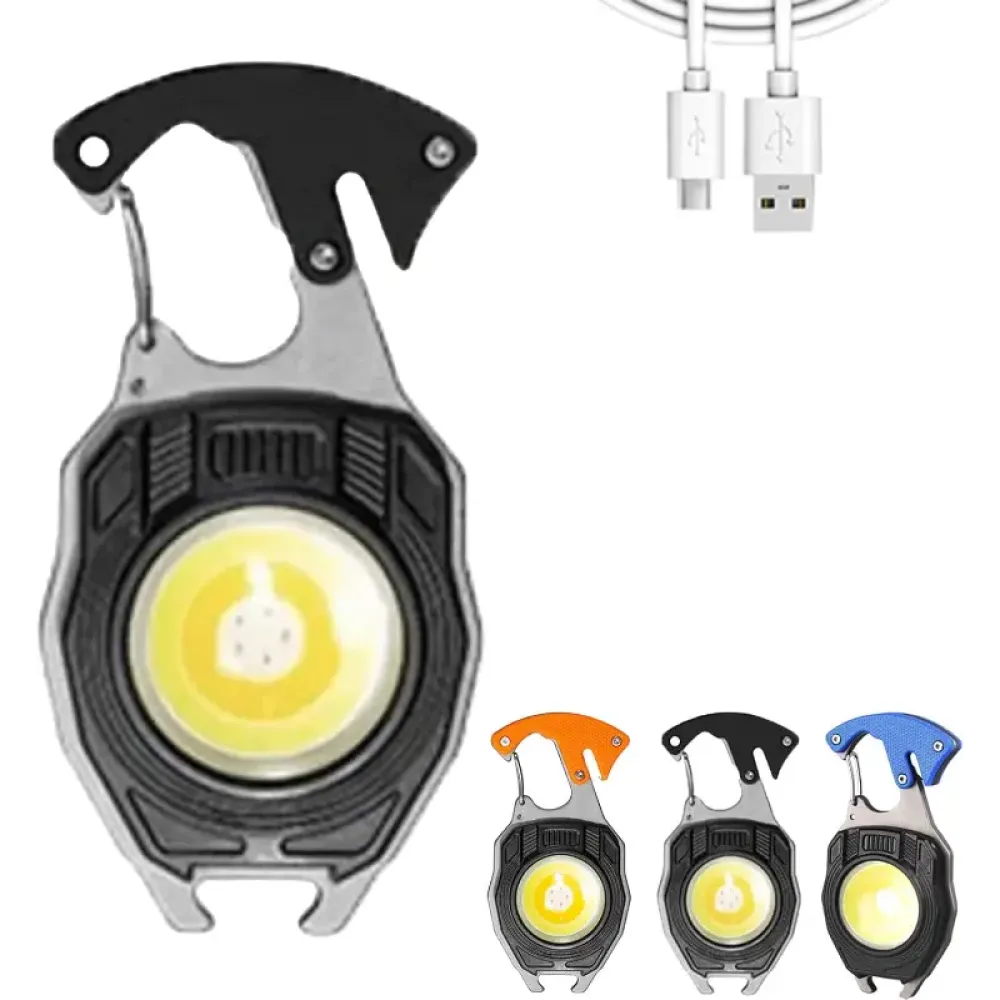 Mini rechargeable keychain torch