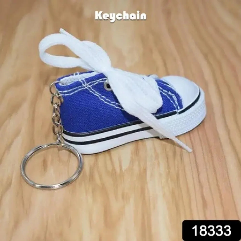 Mini sneaker keychain charm - travel