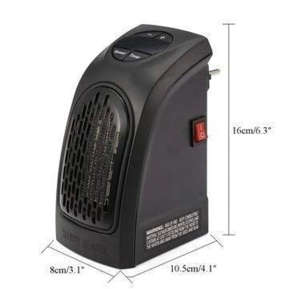 Mini wall plug-in heater - electronics