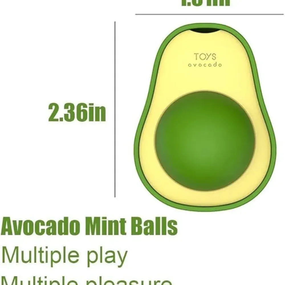 Minty catnip avocado ball