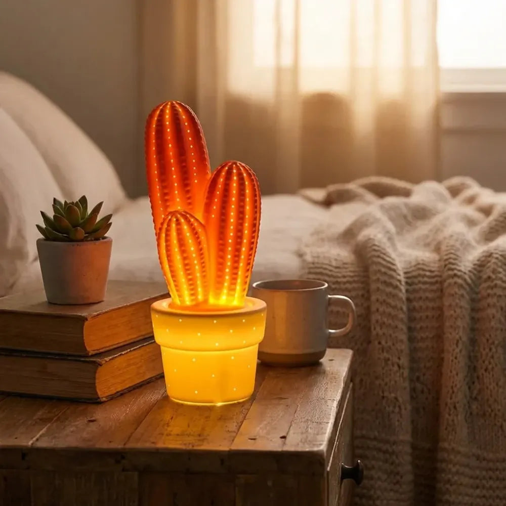 Modern ceramic table lamp - office