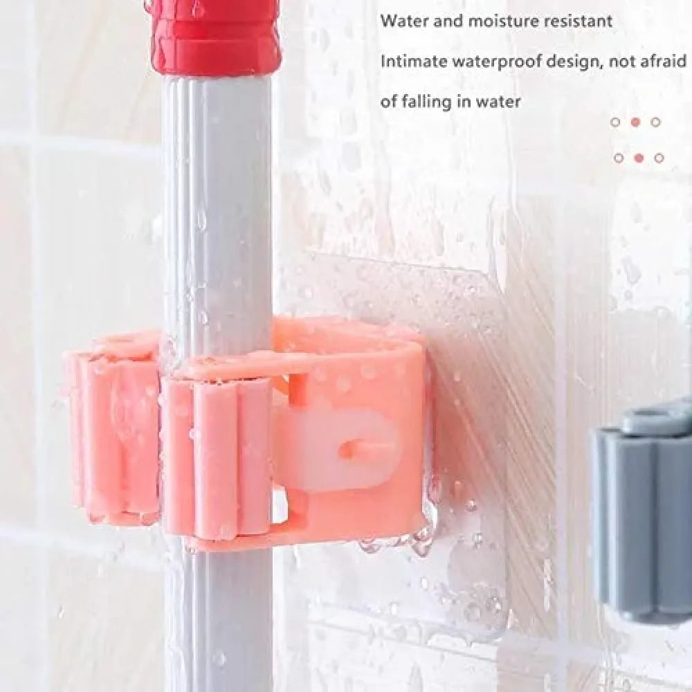 Mop holder wall hooks (4-pack)