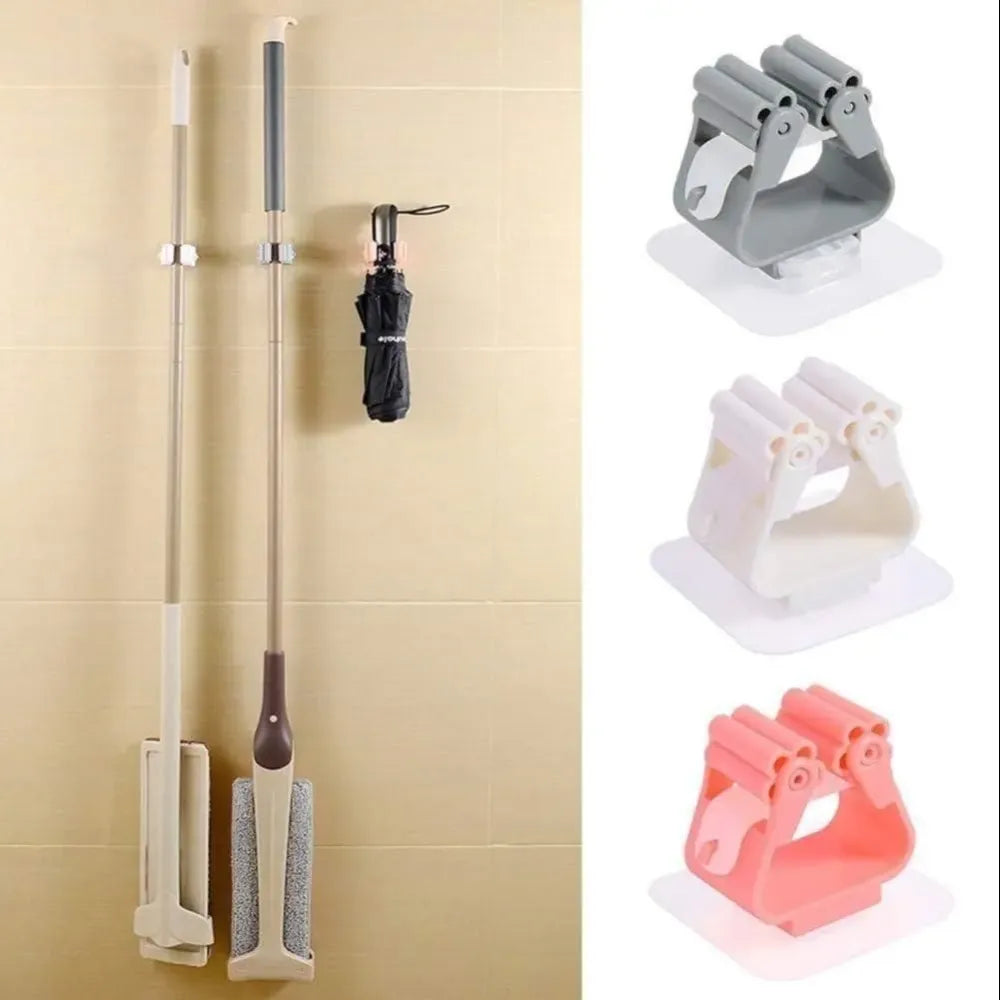 Mop holder wall hooks (4-pack)