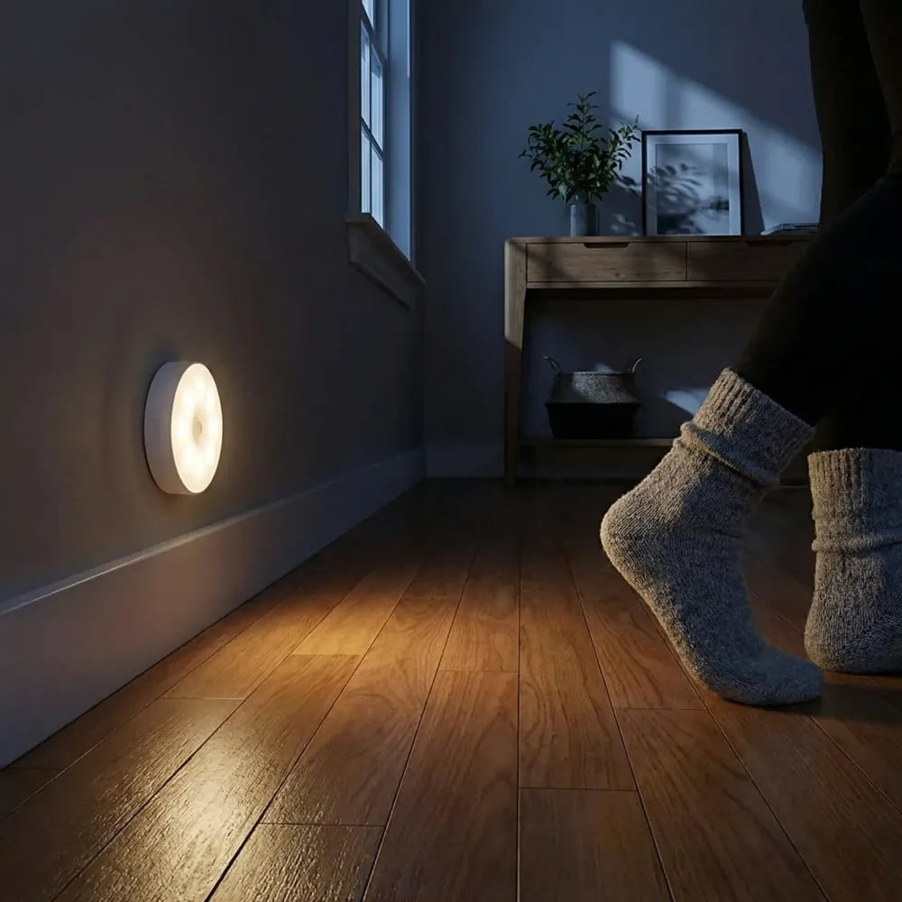 Motion sensor light with usb charging