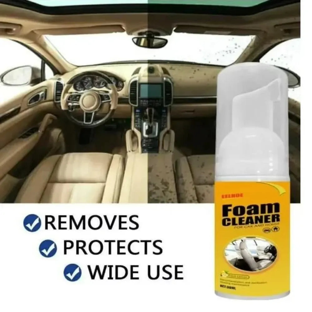 Multi-surface car foam cleaner