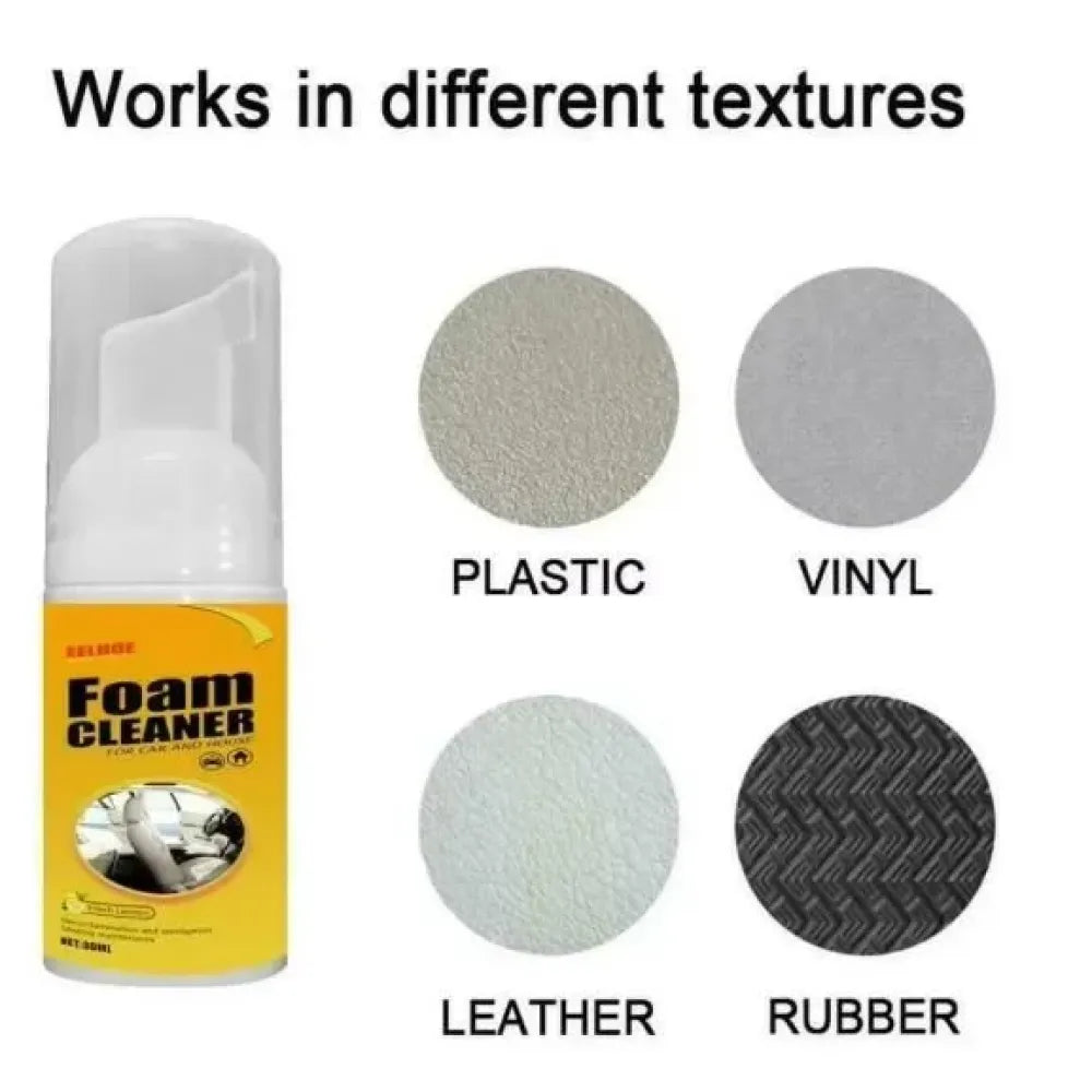 Multi-surface car foam cleaner