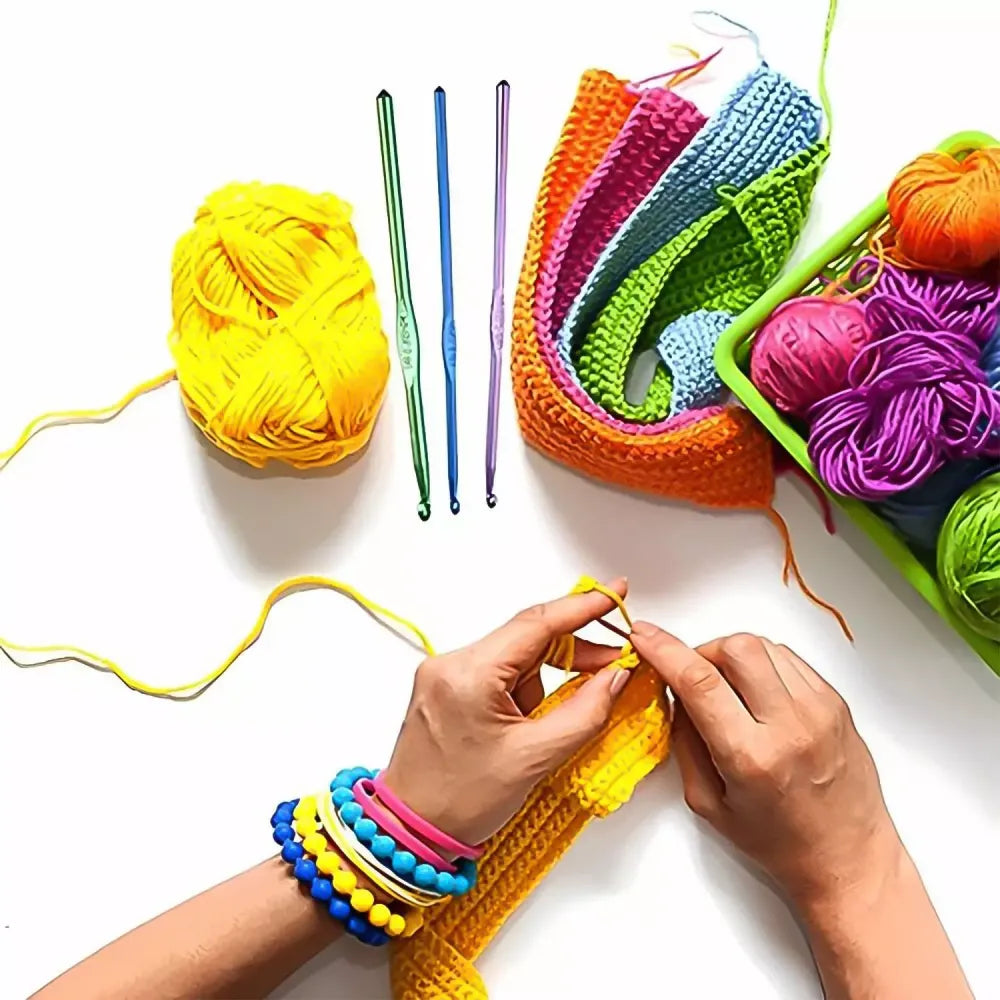 Multicolor aluminum knitting needles - home improvement
