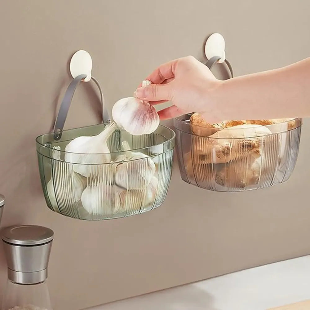 Multifunctional hanging storage basket