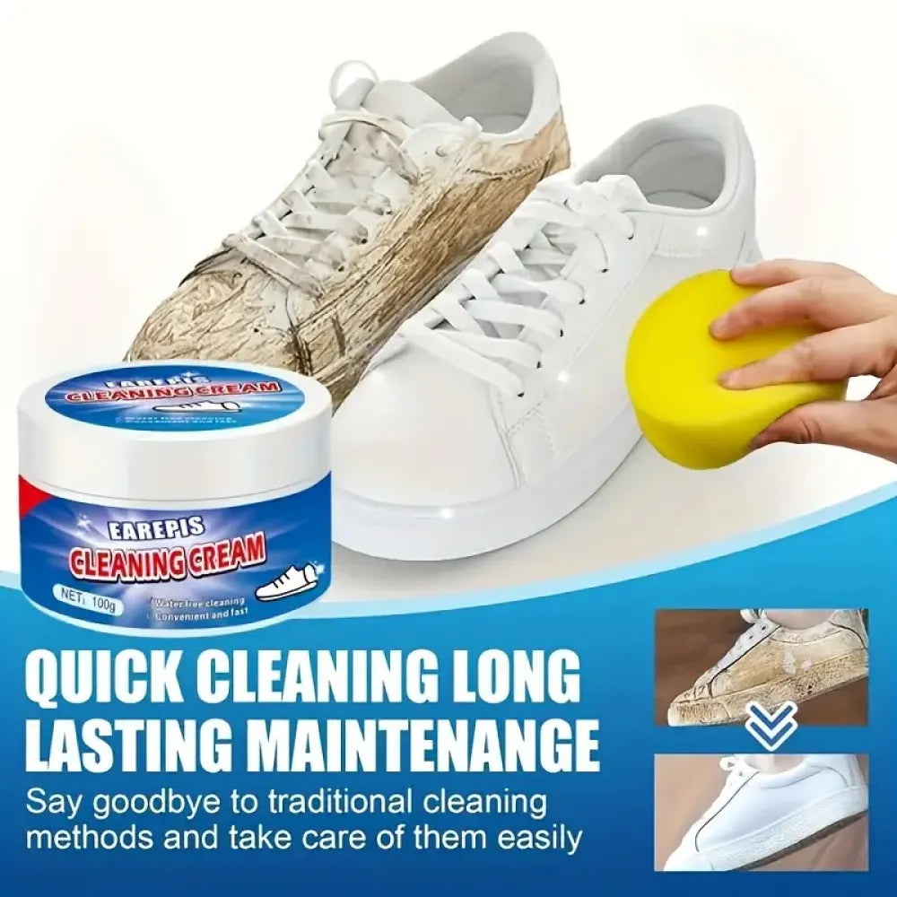Multipurpose deep cleaning cream with sponge | for tough stains