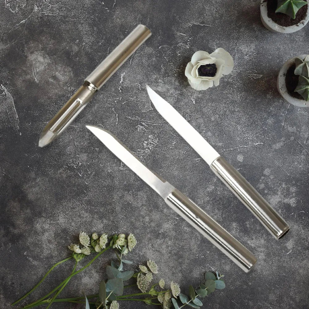 Multipurpose stainless steel knife set - home & kitchen