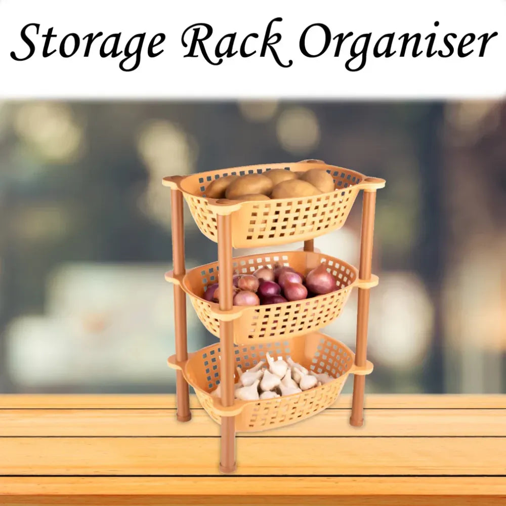 Multipurpose storage basket – 3 pcs - home & kitchen
