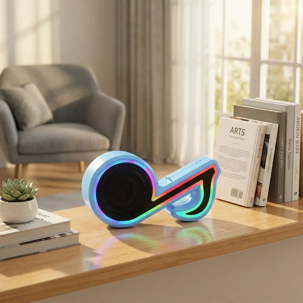 Music note bluetooth speaker - home improvement