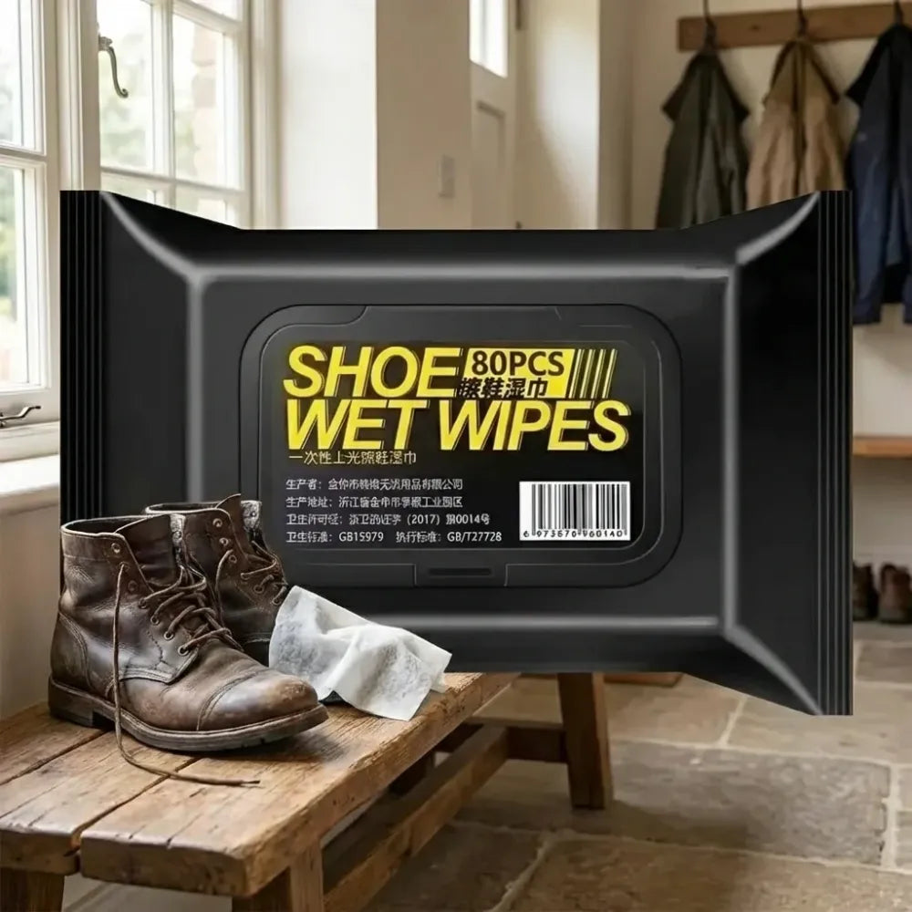 Natural sneaker cleaner wipes
