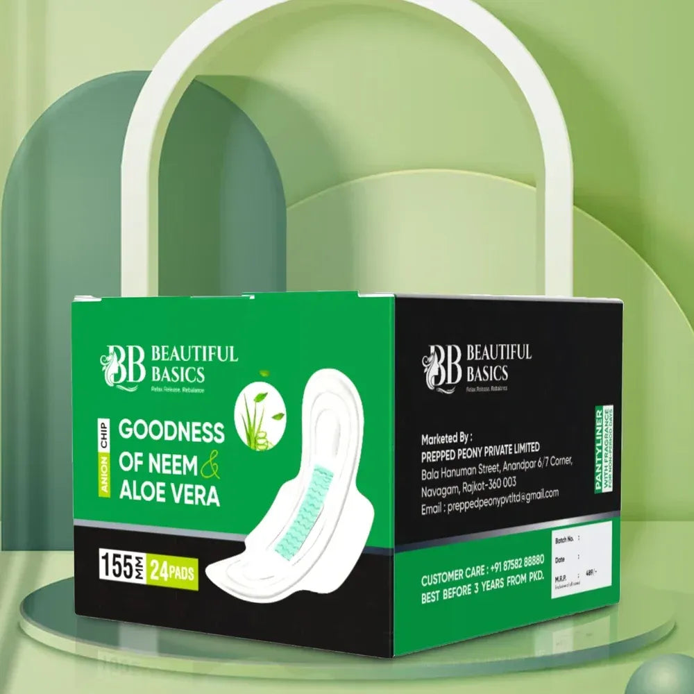 Neem & aloe vera sanitary pads (24 pads) - health care